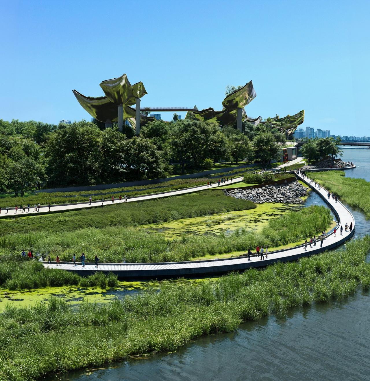 BIM建筑|‘韩国首尔 Nodeul 岛’竞赛,无人岛变乐园 / Heatherwick BIM建筑|‘韩国首尔 Nodeul 岛’竞赛,无人岛变乐园 / Heatherwick