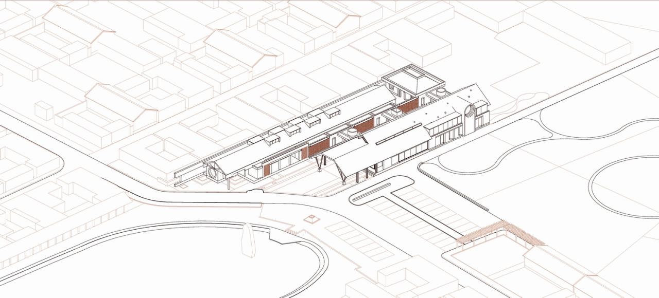 BIM建筑|李桂芬乡村综合体 / 山东省城乡规划设计研究院有限公司建筑创作中心 BIM建筑|李桂芬乡村综合体 / 山东省城乡规划设计研究院有限公司建筑创作中心
