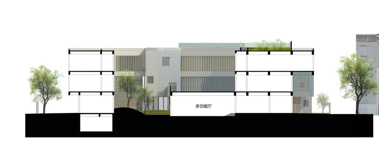 BIM建筑|静安余姚路幼儿园分部 / 刘宇扬建筑事务所 BIM建筑|静安余姚路幼儿园分部 / 刘宇扬建筑事务所