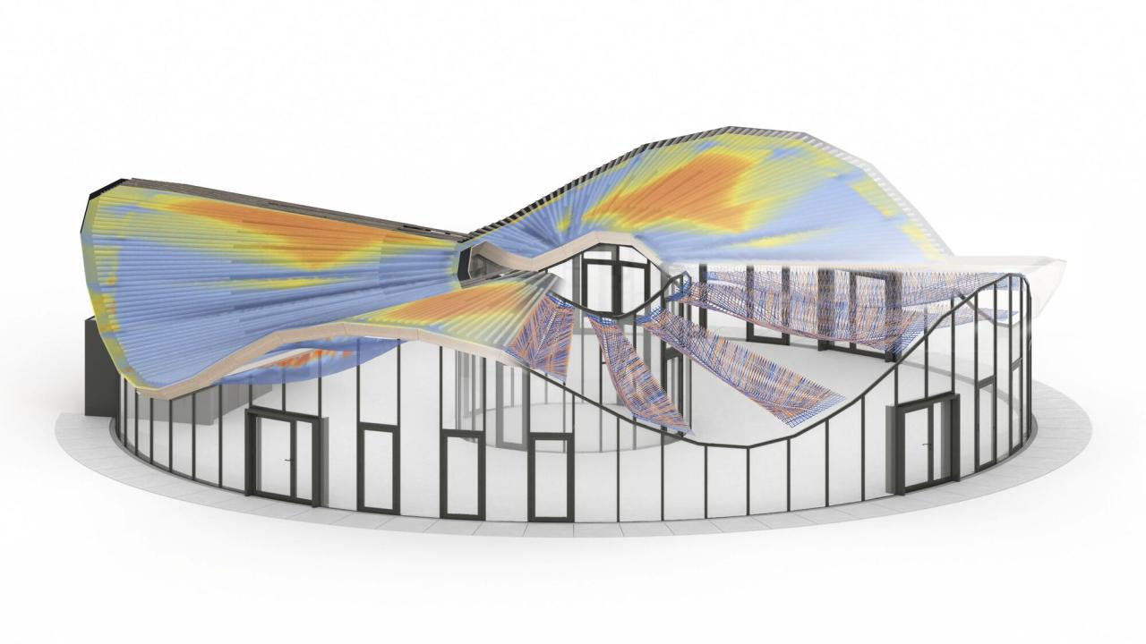 BIM建筑|混合亚麻展馆 / ICD/ITKE/IntCDC 斯图加特大学 BIM建筑|混合亚麻展馆 / ICD/ITKE/IntCDC 斯图加特大学