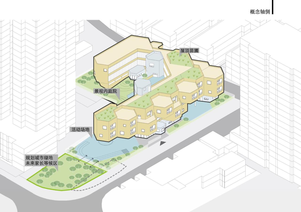 BIM建筑|静安余姚路幼儿园分部 / 刘宇扬建筑事务所 BIM建筑|静安余姚路幼儿园分部 / 刘宇扬建筑事务所