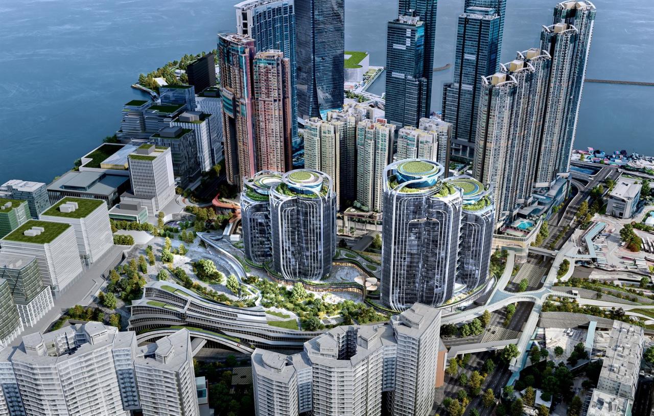 BIM建筑|香港西九龙高铁总站上盖方案 / 扎哈·哈迪德建筑设计事务所 BIM建筑|香港西九龙高铁总站上盖方案 / 扎哈·哈迪德建筑设计事务所