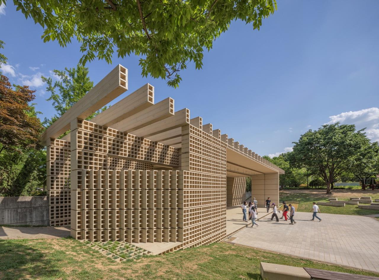 BIM建筑|生态矩阵,呼吸网亭 / Soltozibin Architects BIM建筑|生态矩阵,呼吸网亭 / Soltozibin Architects