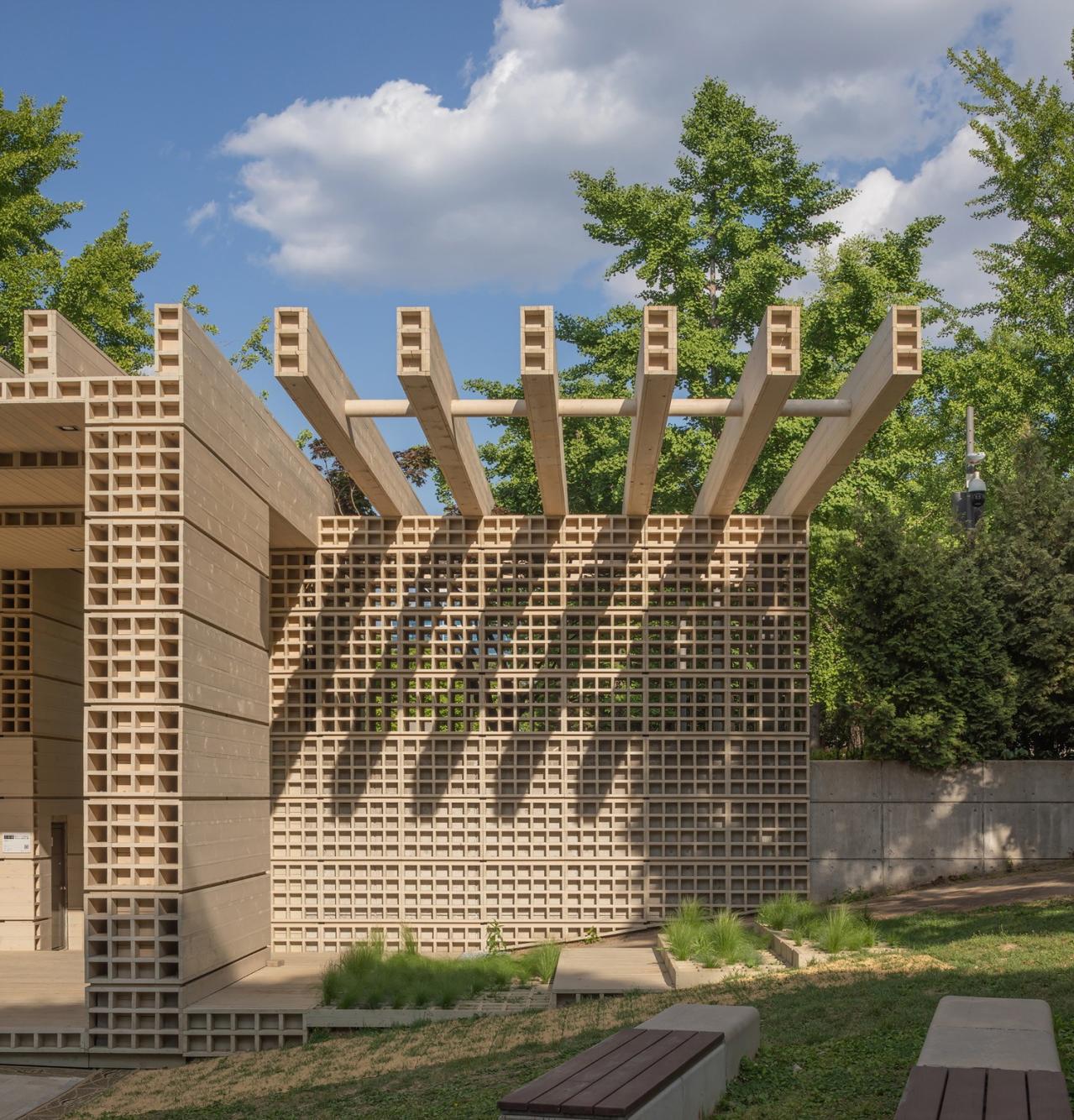 BIM建筑|生态矩阵,呼吸网亭 / Soltozibin Architects BIM建筑|生态矩阵,呼吸网亭 / Soltozibin Architects