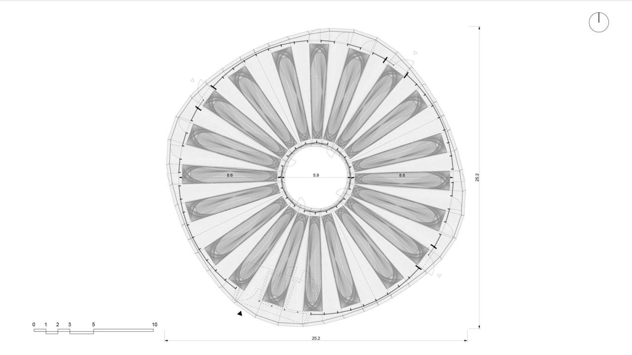BIM建筑|混合亚麻展馆 / ICD/ITKE/IntCDC 斯图加特大学 BIM建筑|混合亚麻展馆 / ICD/ITKE/IntCDC 斯图加特大学