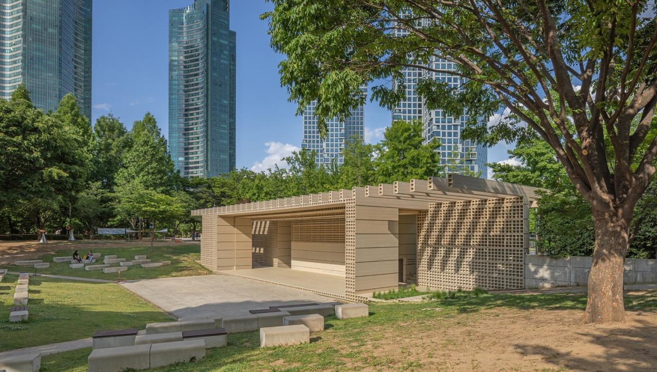 BIM建筑|生态矩阵,呼吸网亭 / Soltozibin Architects BIM建筑|生态矩阵,呼吸网亭 / Soltozibin Architects