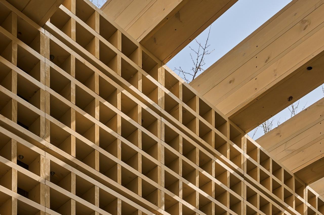 BIM建筑|生态矩阵,呼吸网亭 / Soltozibin Architects BIM建筑|生态矩阵,呼吸网亭 / Soltozibin Architects