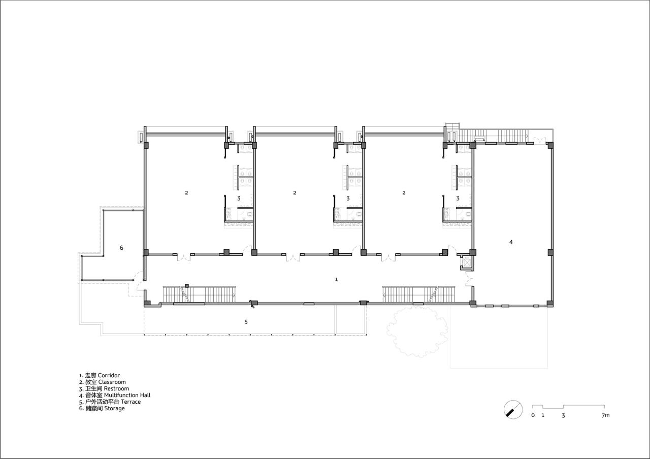 BIM建筑|深圳市碧榕湾幼儿园改造 / 不也设计工作室 BIM建筑|深圳市碧榕湾幼儿园改造 / 不也设计工作室