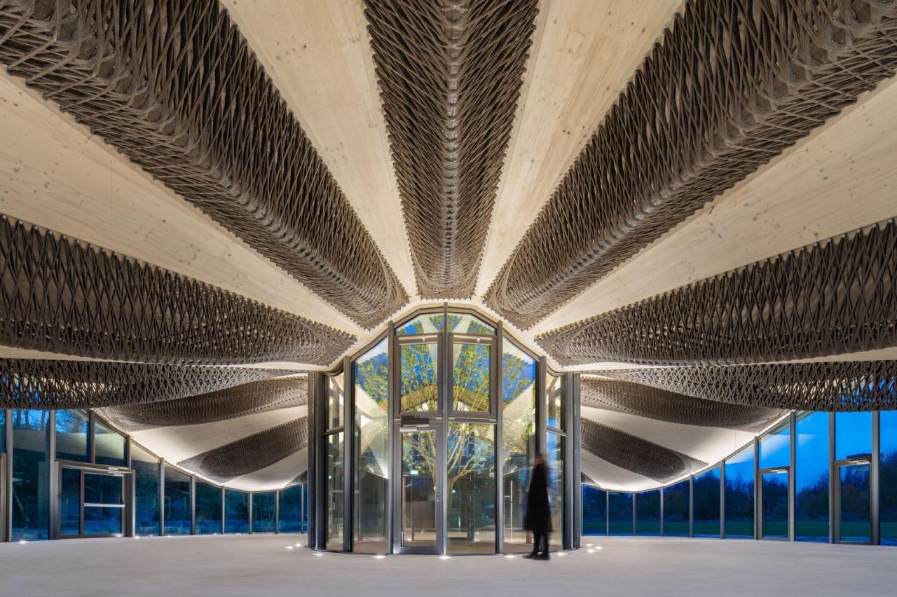 BIM建筑|混合亚麻展馆 / ICD/ITKE/IntCDC 斯图加特大学 BIM建筑|混合亚麻展馆 / ICD/ITKE/IntCDC 斯图加特大学
