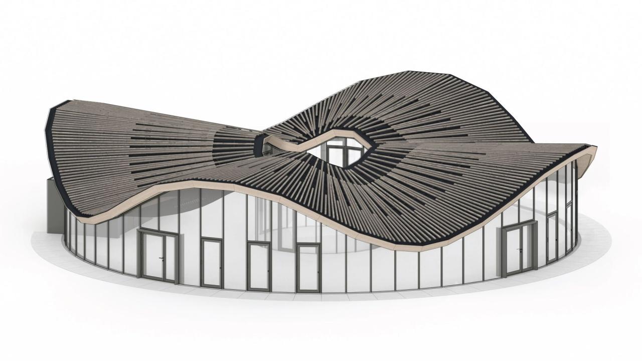 BIM建筑|混合亚麻展馆 / ICD/ITKE/IntCDC 斯图加特大学 BIM建筑|混合亚麻展馆 / ICD/ITKE/IntCDC 斯图加特大学