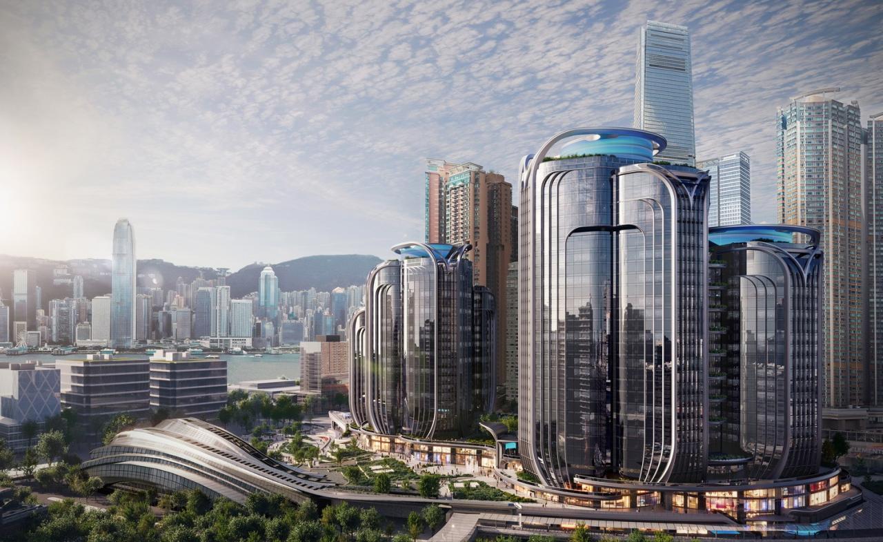 BIM建筑|香港西九龙高铁总站上盖方案 / 扎哈·哈迪德建筑设计事务所 BIM建筑|香港西九龙高铁总站上盖方案 / 扎哈·哈迪德建筑设计事务所