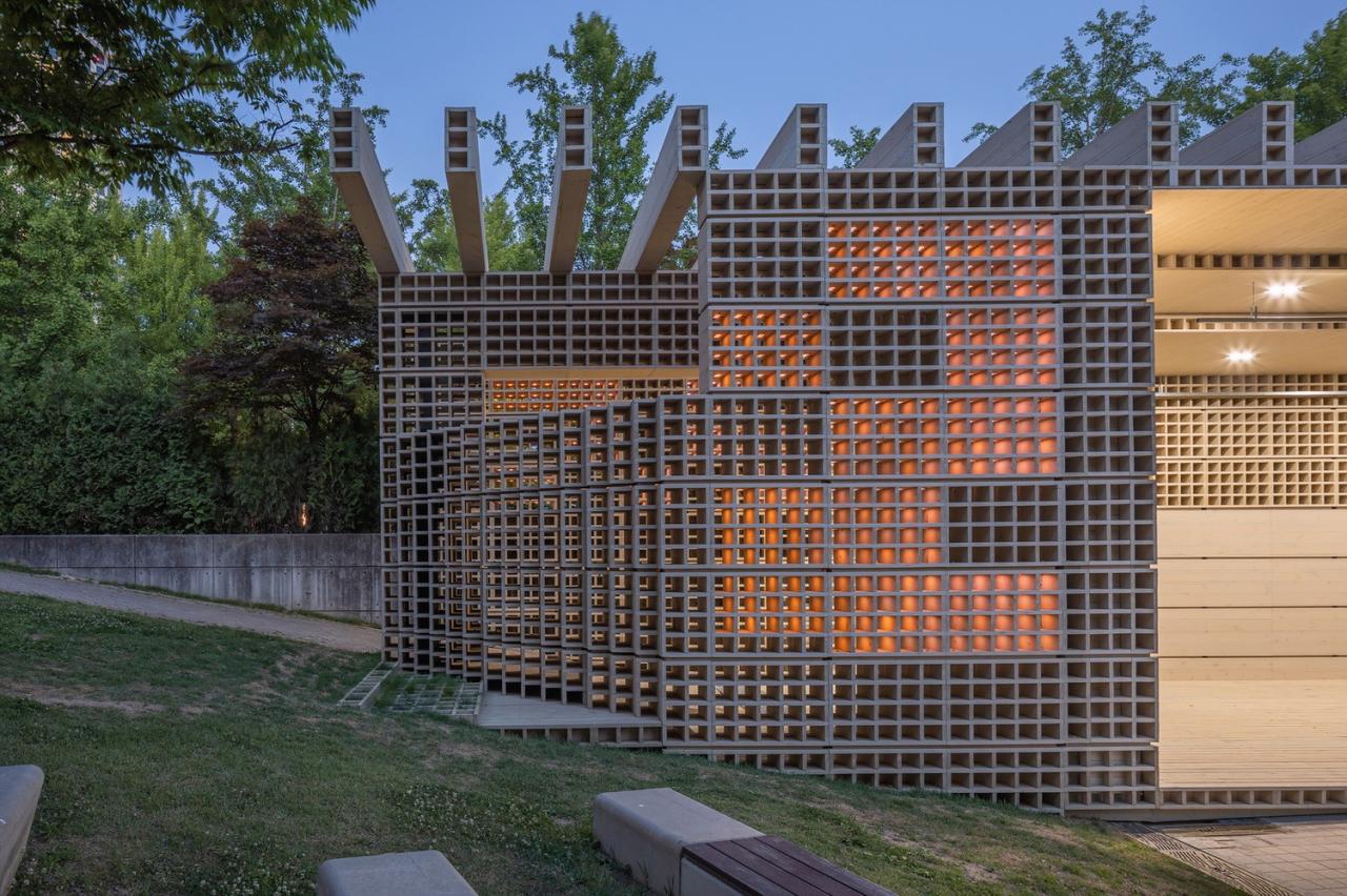 BIM建筑|生态矩阵,呼吸网亭 / Soltozibin Architects BIM建筑|生态矩阵,呼吸网亭 / Soltozibin Architects