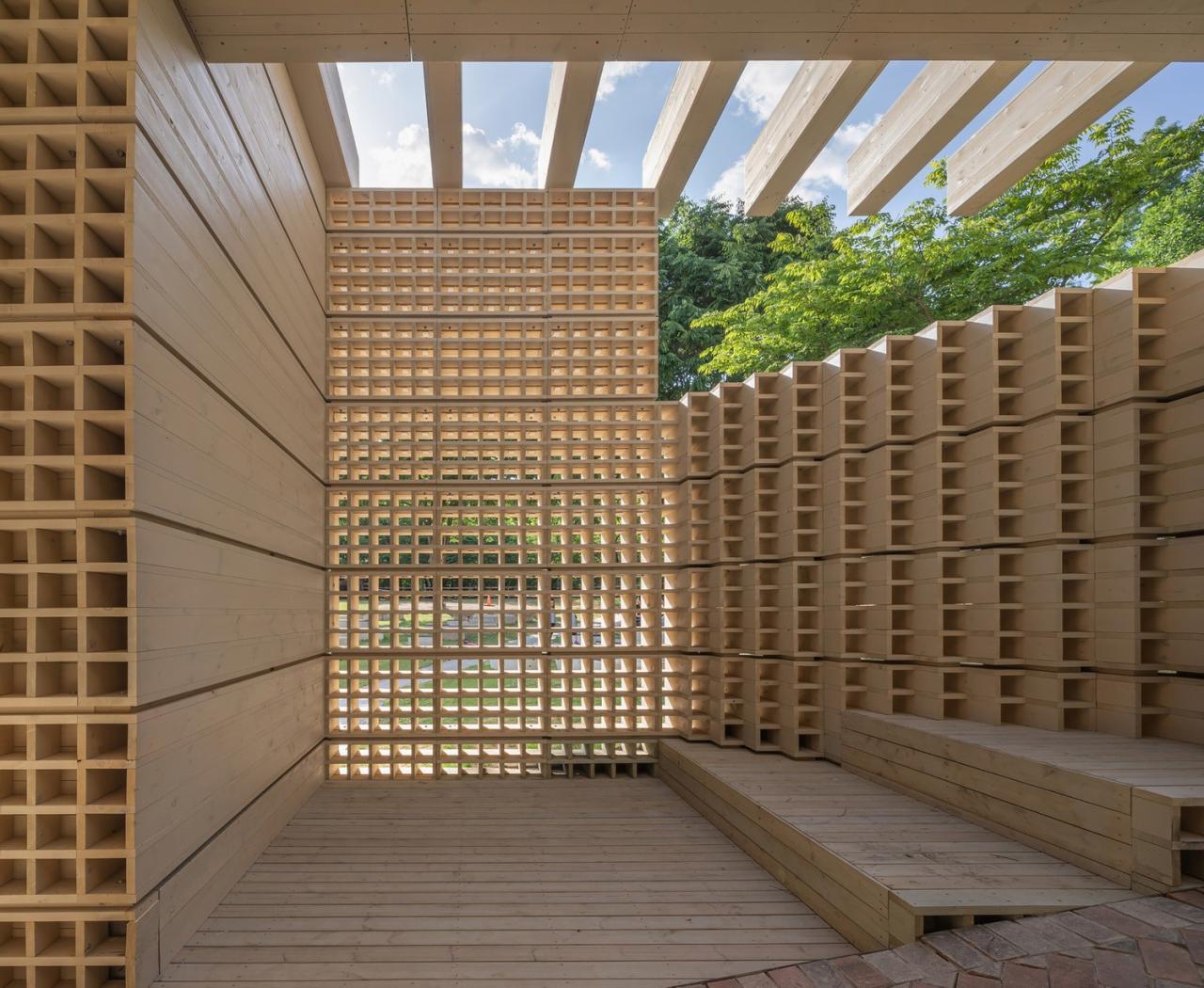 BIM建筑|生态矩阵,呼吸网亭 / Soltozibin Architects BIM建筑|生态矩阵,呼吸网亭 / Soltozibin Architects