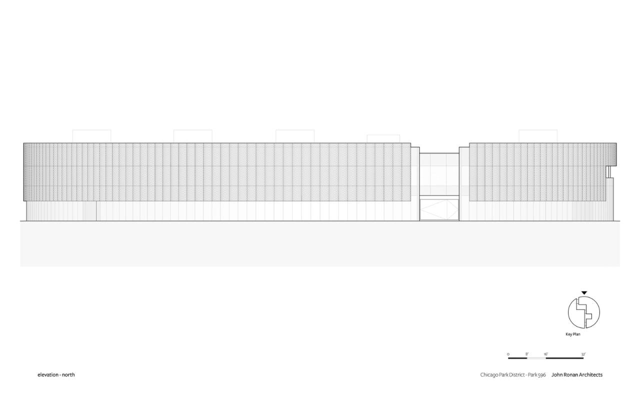 BIM建筑|芝加哥公园区总部和体育馆 / John Ronan Architects BIM建筑|芝加哥公园区总部和体育馆 / John Ronan Architects