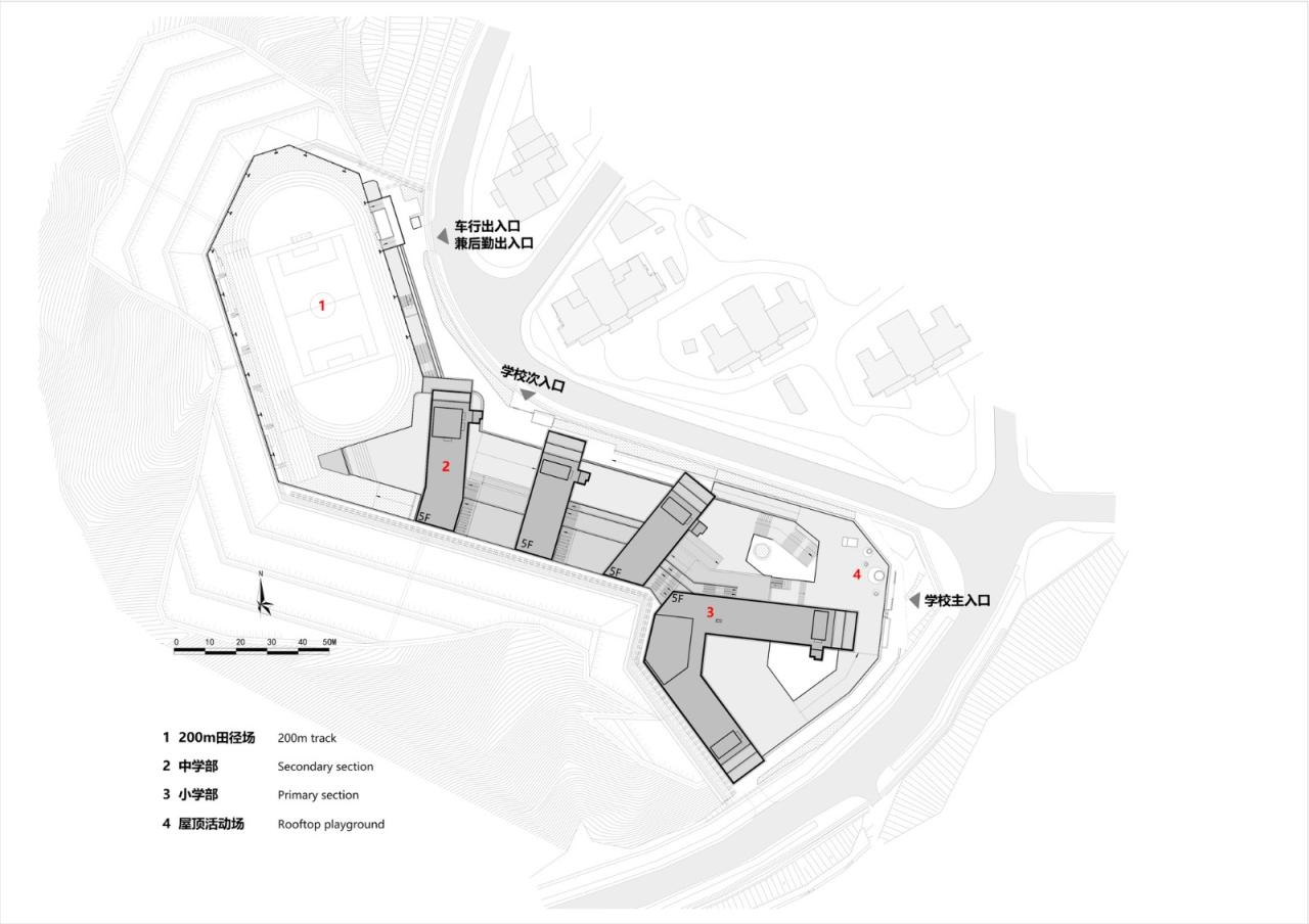 BIM建筑|“上山”校园:深圳福田实验教育集团侨香学校·北校区 / 申都设计 BIM建筑|“上山”校园:深圳福田实验教育集团侨香学校·北校区 / 申都设计