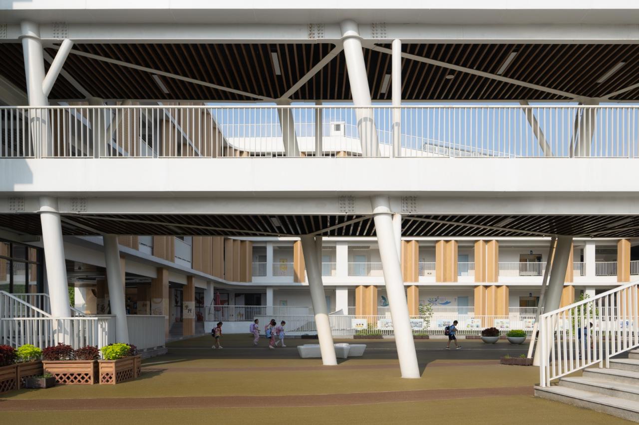 BIM建筑|成长阶梯,无界校园:杭州市上塘单元小学 / 浙江大学建筑设计研究院 BIM建筑|成长阶梯,无界校园:杭州市上塘单元小学 / 浙江大学建筑设计研究院