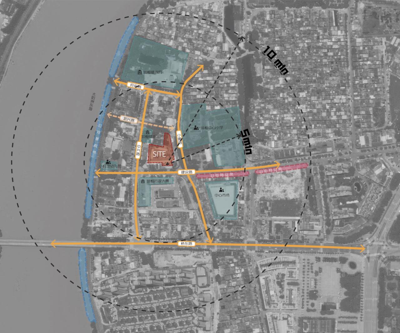 BIM建筑|洪梅镇中心区停车楼:小镇“边角地”的重生 / 森磊国际 BIM建筑|洪梅镇中心区停车楼:小镇“边角地”的重生 / 森磊国际
