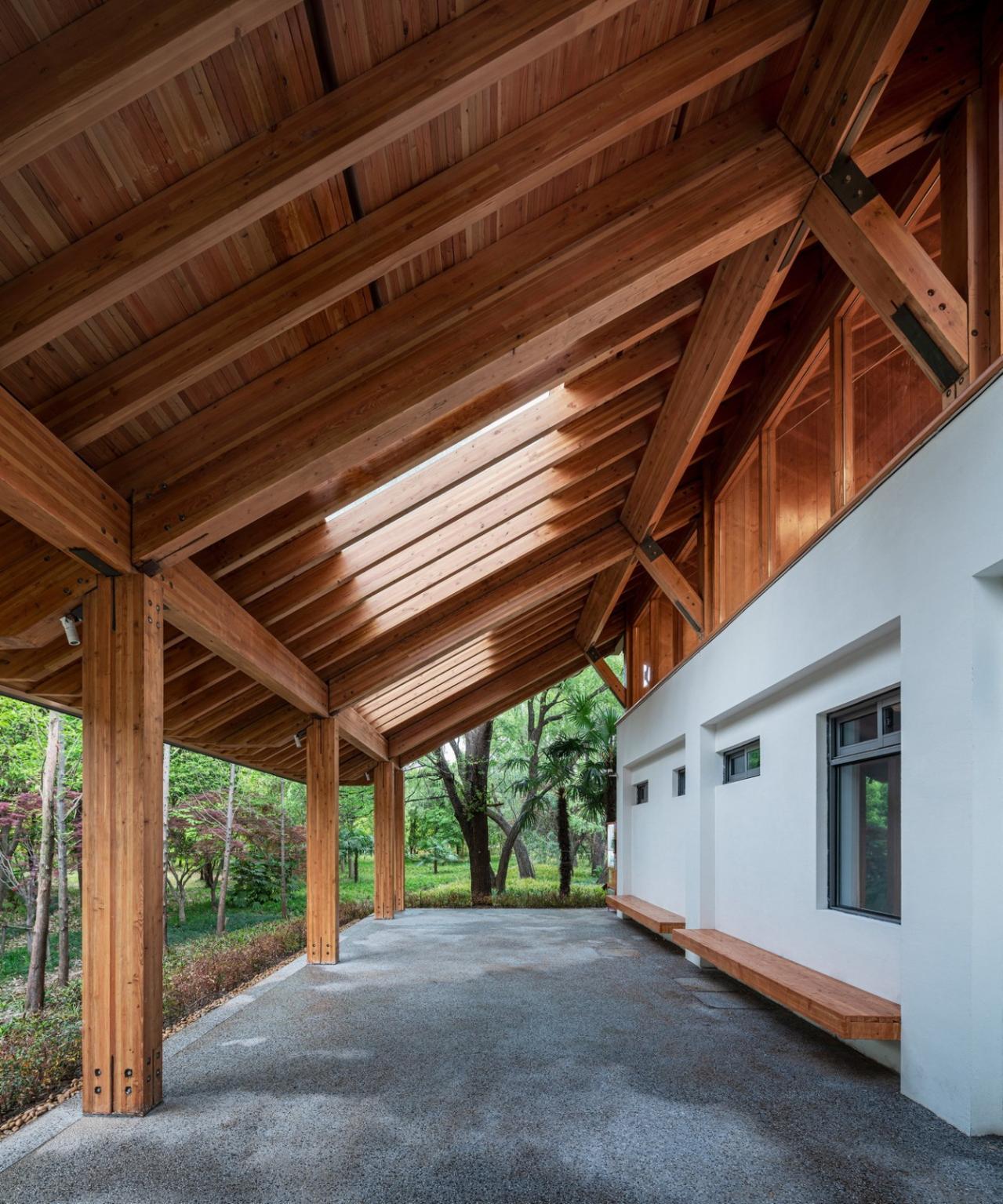 BIM建筑|上海长宁环城生态公园带市民服务驿站 / 致正建筑工作室 + 冶是建筑 BIM建筑|上海长宁环城生态公园带市民服务驿站 / 致正建筑工作室 + 冶是建筑