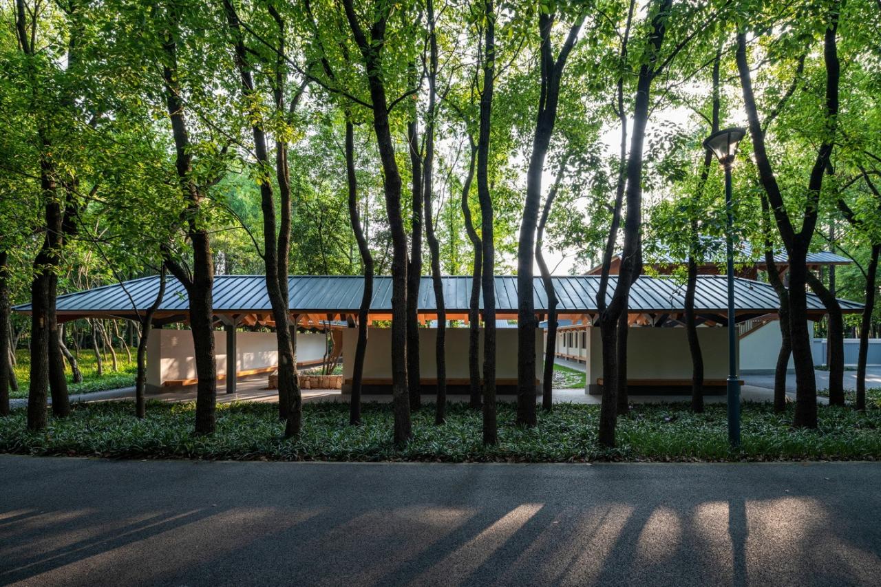 BIM建筑|上海长宁环城生态公园带市民服务驿站 / 致正建筑工作室 + 冶是建筑 BIM建筑|上海长宁环城生态公园带市民服务驿站 / 致正建筑工作室 + 冶是建筑