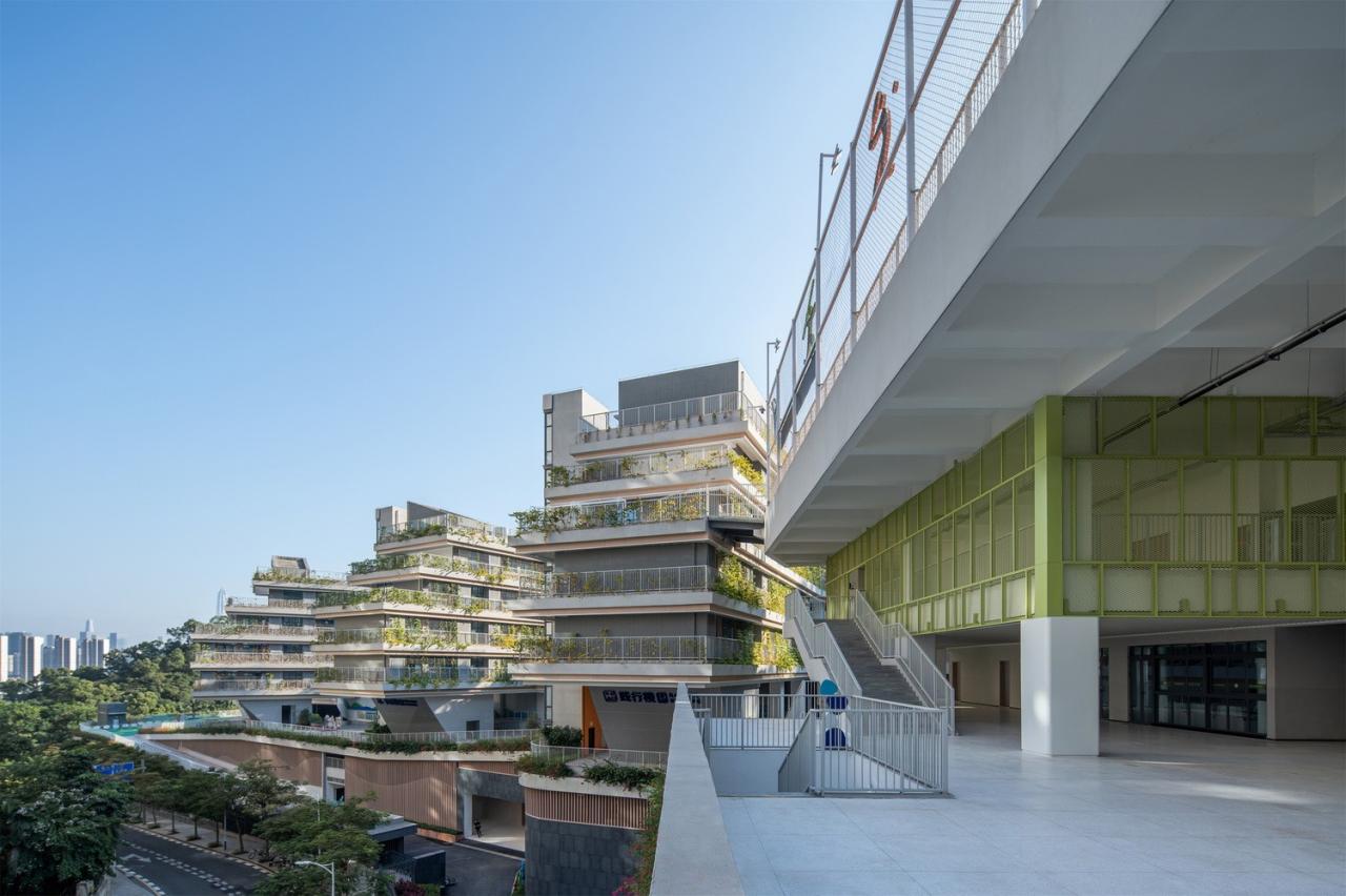 BIM建筑|“上山”校园:深圳福田实验教育集团侨香学校·北校区 / 申都设计 BIM建筑|“上山”校园:深圳福田实验教育集团侨香学校·北校区 / 申都设计