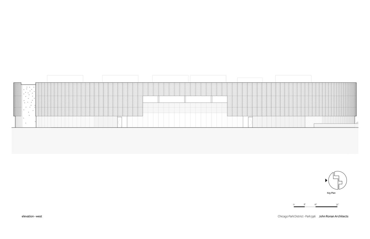 BIM建筑|芝加哥公园区总部和体育馆 / John Ronan Architects BIM建筑|芝加哥公园区总部和体育馆 / John Ronan Architects
