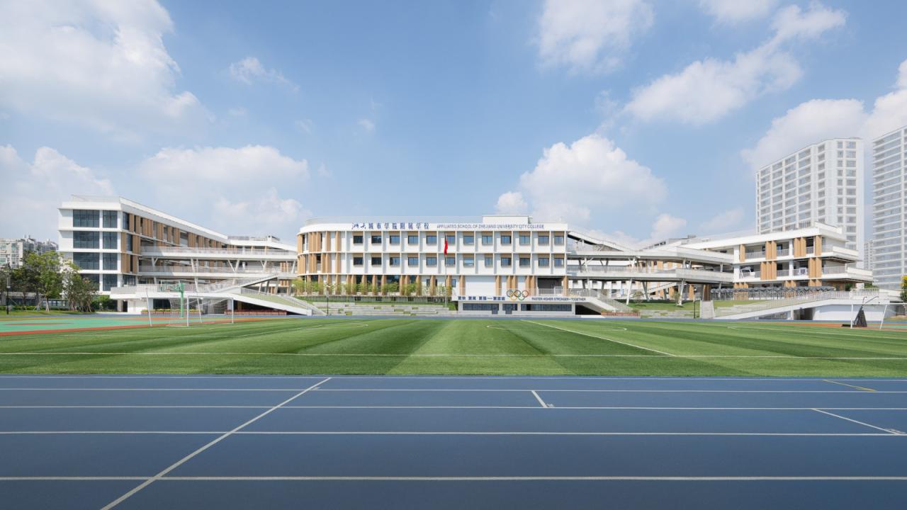 BIM建筑|成长阶梯,无界校园:杭州市上塘单元小学 / 浙江大学建筑设计研究院 BIM建筑|成长阶梯,无界校园:杭州市上塘单元小学 / 浙江大学建筑设计研究院