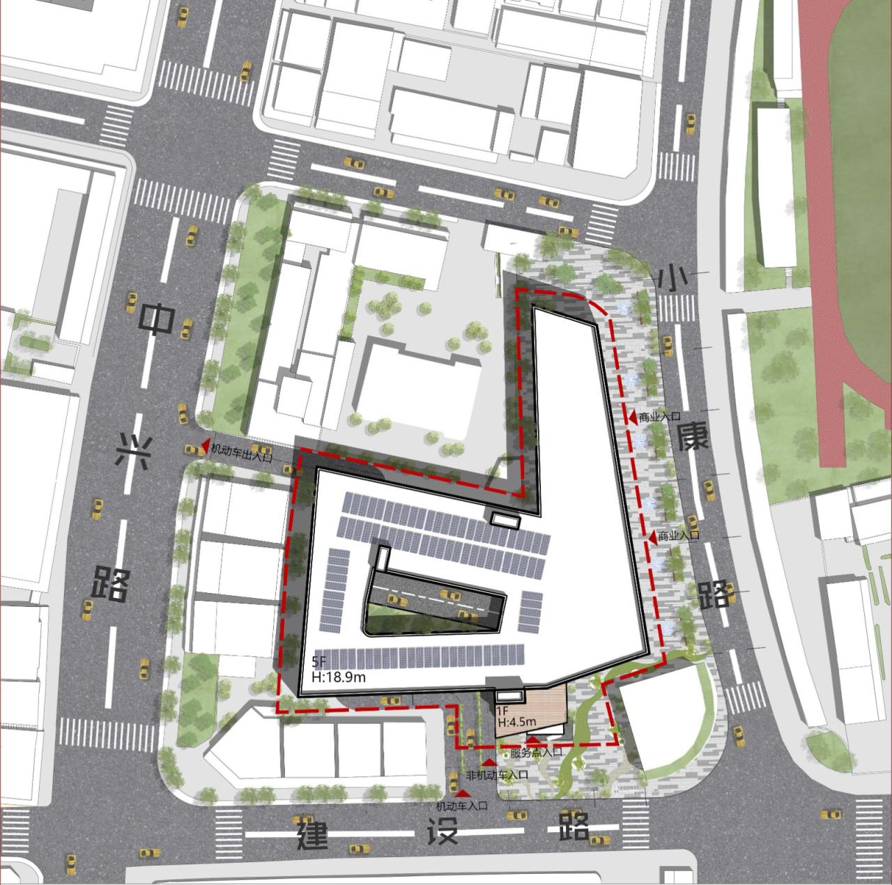 BIM建筑|洪梅镇中心区停车楼:小镇“边角地”的重生 / 森磊国际 BIM建筑|洪梅镇中心区停车楼:小镇“边角地”的重生 / 森磊国际