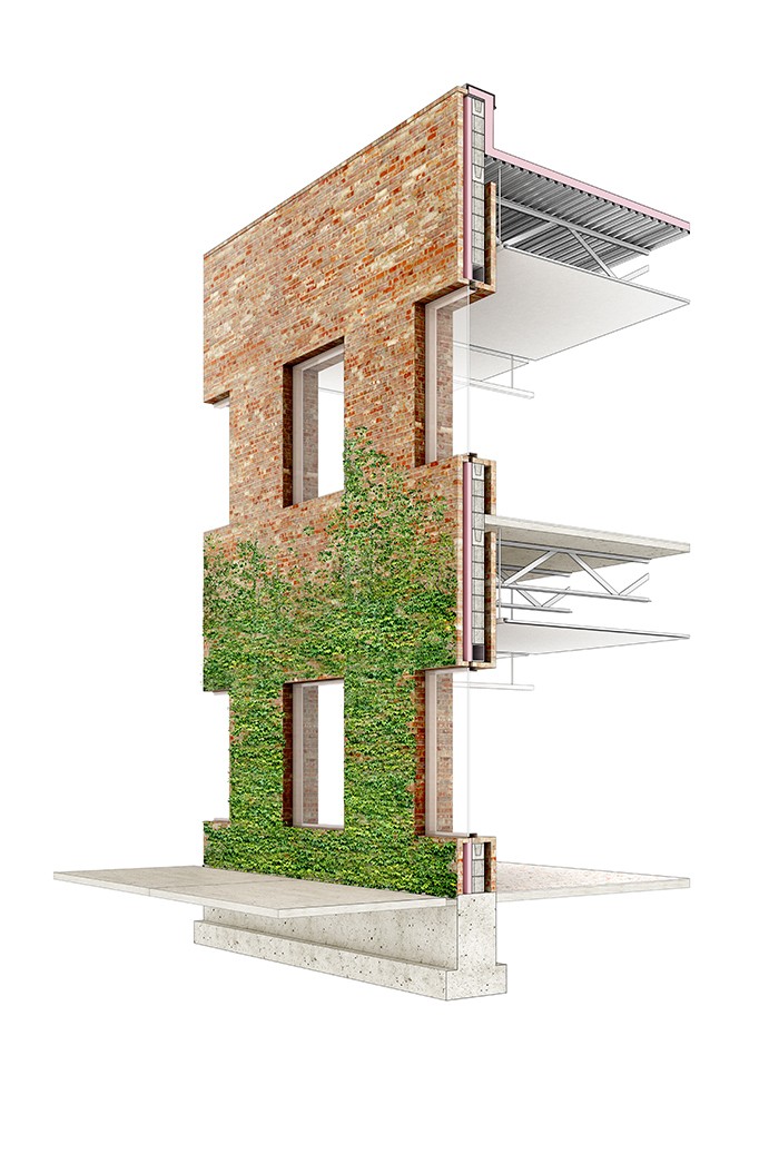 BIM建筑|芝加哥公园区总部和体育馆 / John Ronan Architects BIM建筑|芝加哥公园区总部和体育馆 / John Ronan Architects