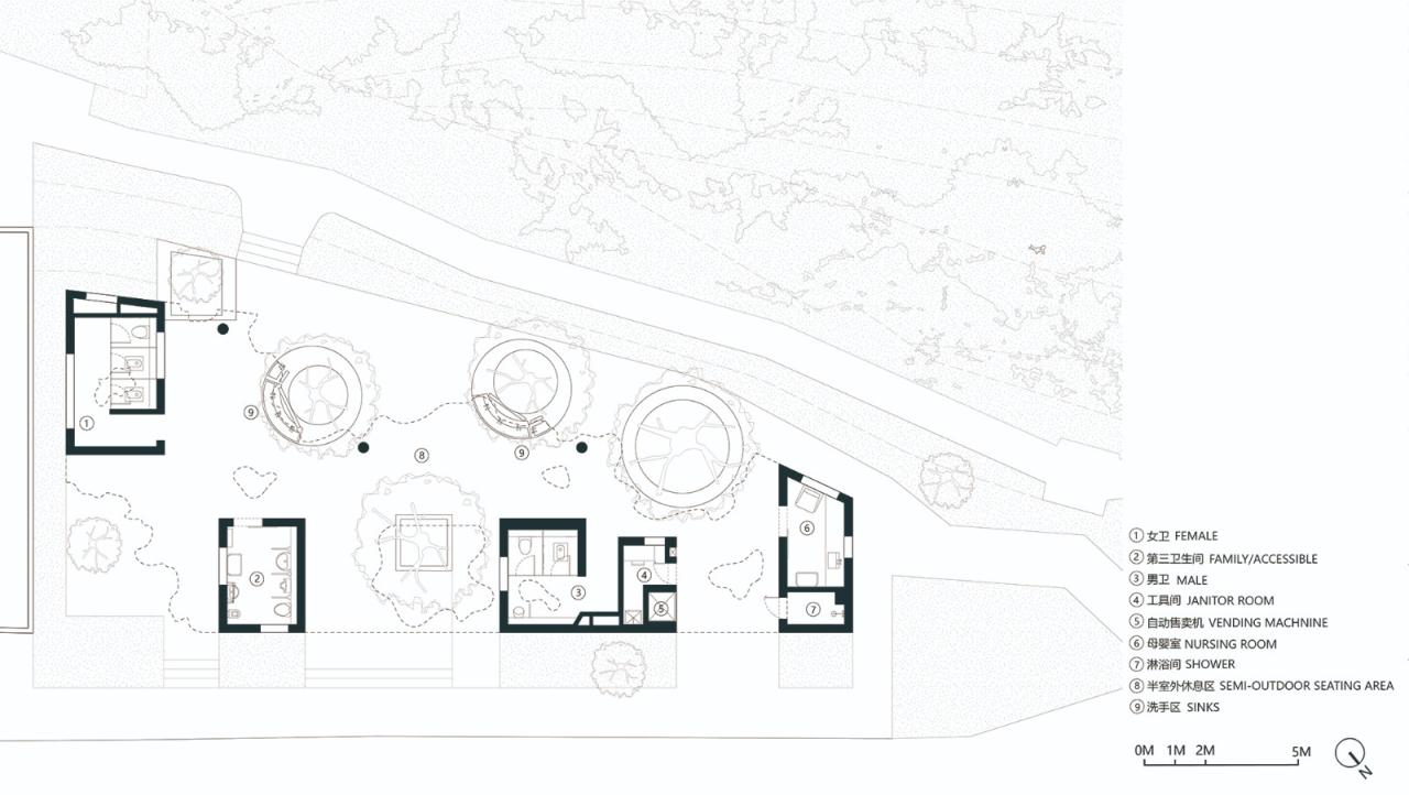 BIM建筑|绯影.驿站:石芽岭公园配套 / Studio 10 BIM建筑|绯影.驿站:石芽岭公园配套 / Studio 10