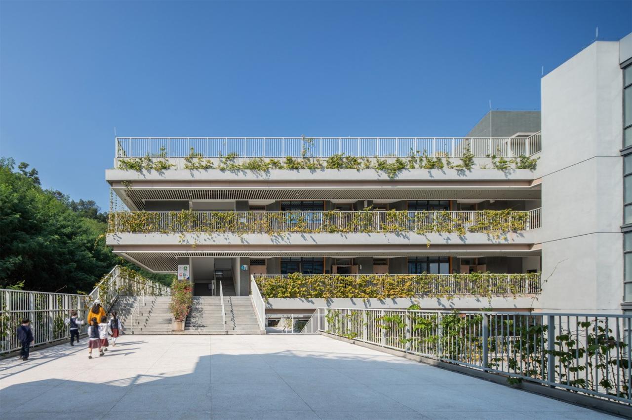 BIM建筑|“上山”校园:深圳福田实验教育集团侨香学校·北校区 / 申都设计 BIM建筑|“上山”校园:深圳福田实验教育集团侨香学校·北校区 / 申都设计