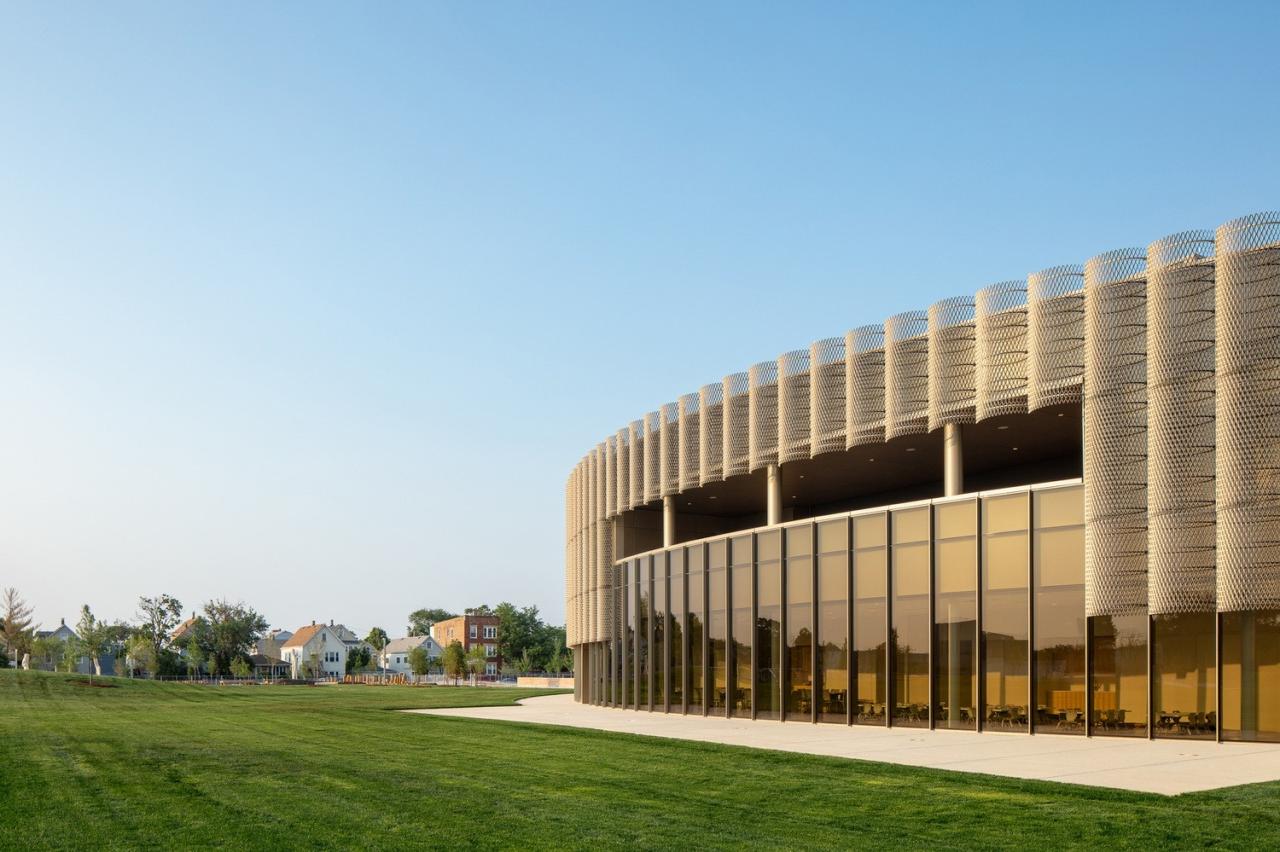 BIM建筑|芝加哥公园区总部和体育馆 / John Ronan Architects BIM建筑|芝加哥公园区总部和体育馆 / John Ronan Architects