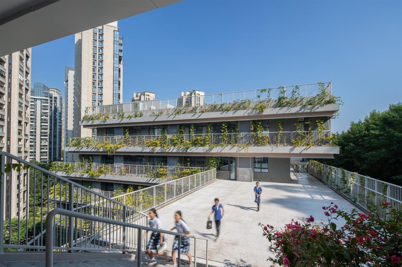 BIM建筑|“上山”校园:深圳福田实验教育集团侨香学校·北校区 / 申都设计 BIM建筑|“上山”校园:深圳福田实验教育集团侨香学校·北校区 / 申都设计