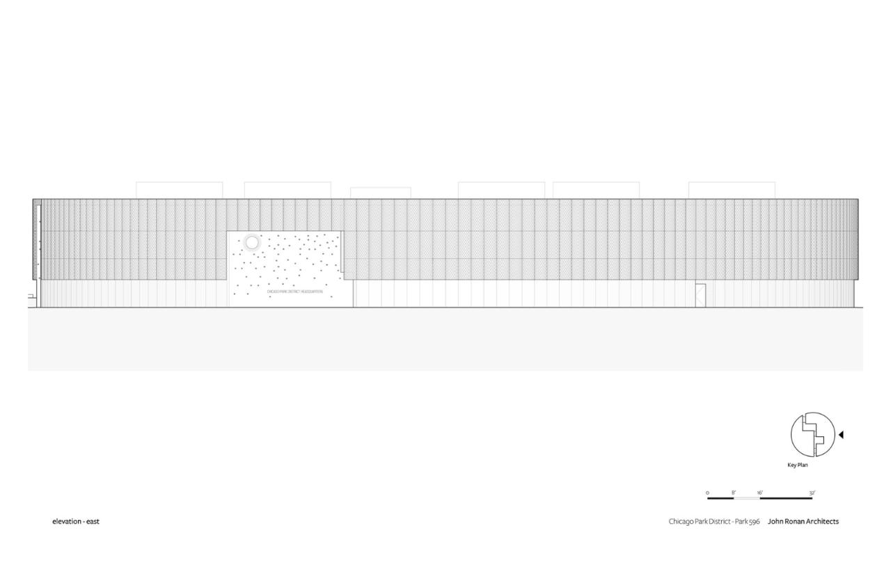 BIM建筑|芝加哥公园区总部和体育馆 / John Ronan Architects BIM建筑|芝加哥公园区总部和体育馆 / John Ronan Architects