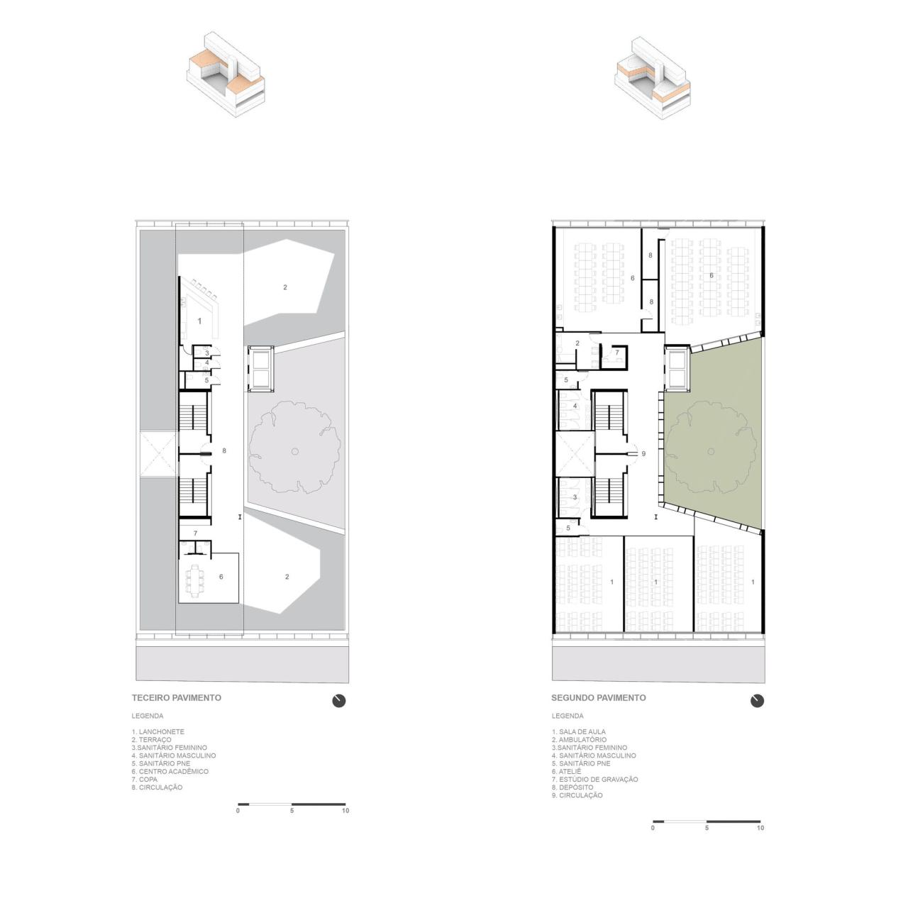 BIM建筑|鲁道夫斯坦纳大学 / Biselli Katchborian Arquitetos BIM建筑|鲁道夫斯坦纳大学 / Biselli Katchborian Arquitetos