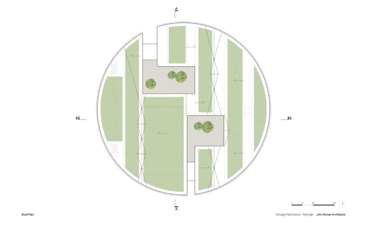 BIM建筑|芝加哥公园区总部和体育馆 / John Ronan Architects BIM建筑|芝加哥公园区总部和体育馆 / John Ronan Architects