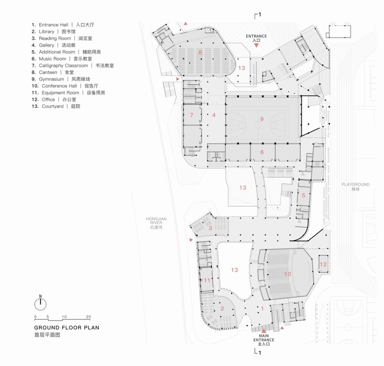 BIM建筑|成长阶梯,无界校园:杭州市上塘单元小学 / 浙江大学建筑设计研究院 BIM建筑|成长阶梯,无界校园:杭州市上塘单元小学 / 浙江大学建筑设计研究院