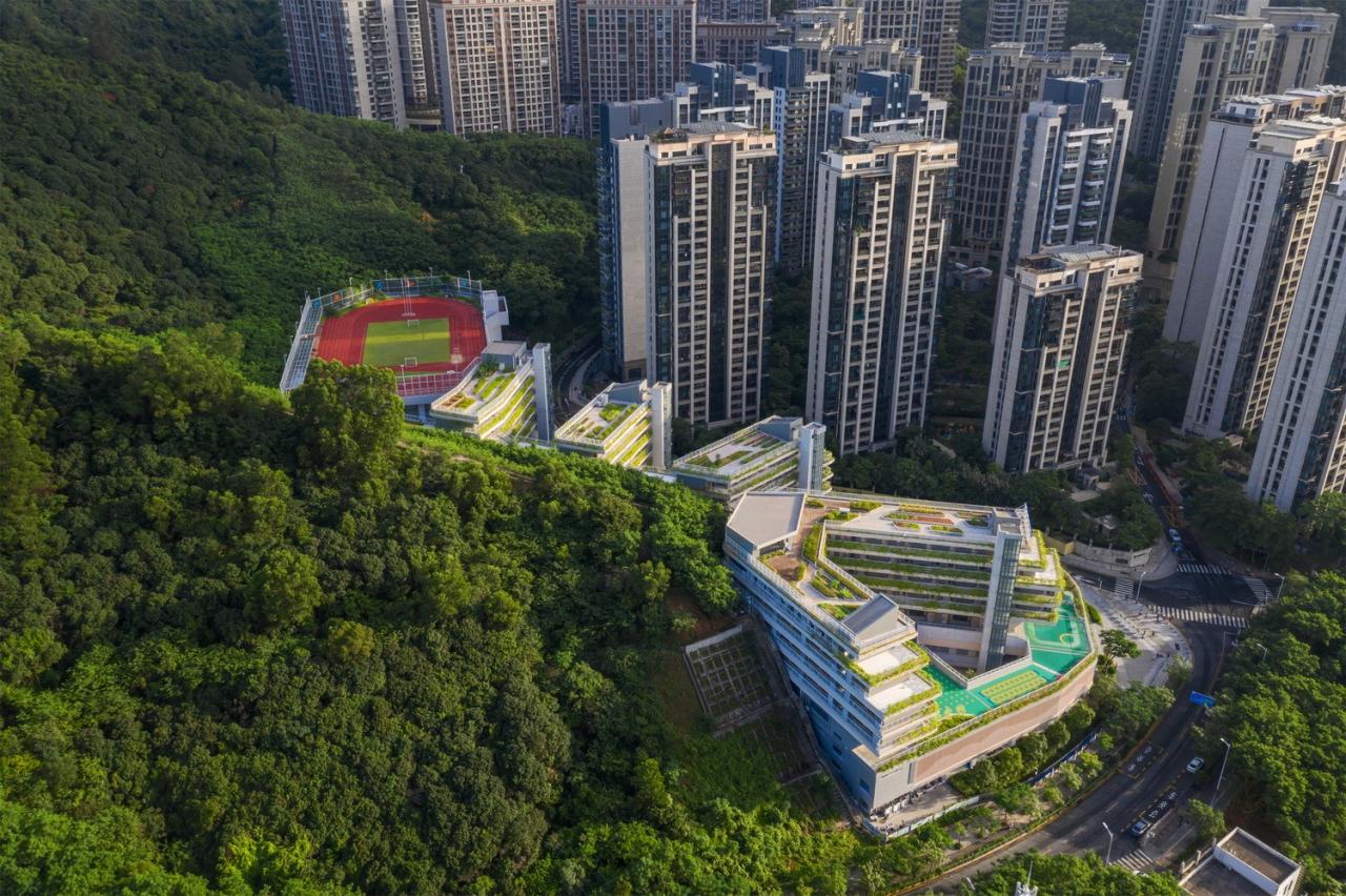 BIM建筑|“上山”校园:深圳福田实验教育集团侨香学校·北校区 / 申都设计 BIM建筑|“上山”校园:深圳福田实验教育集团侨香学校·北校区 / 申都设计
