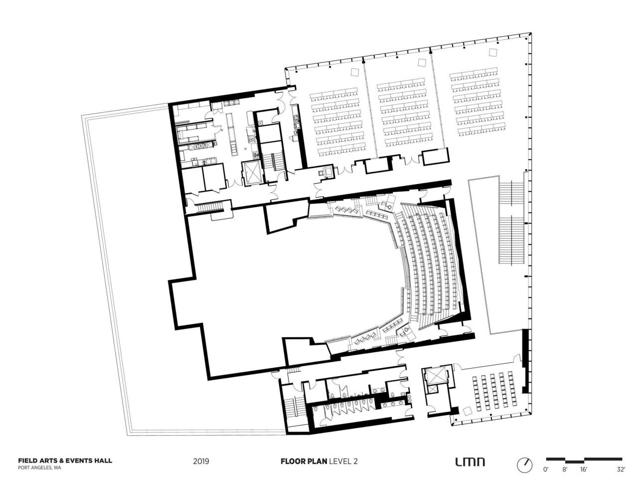 BIM建筑|Field 艺术与活动大厅 / LMN Architects BIM建筑|Field 艺术与活动大厅 / LMN Architects