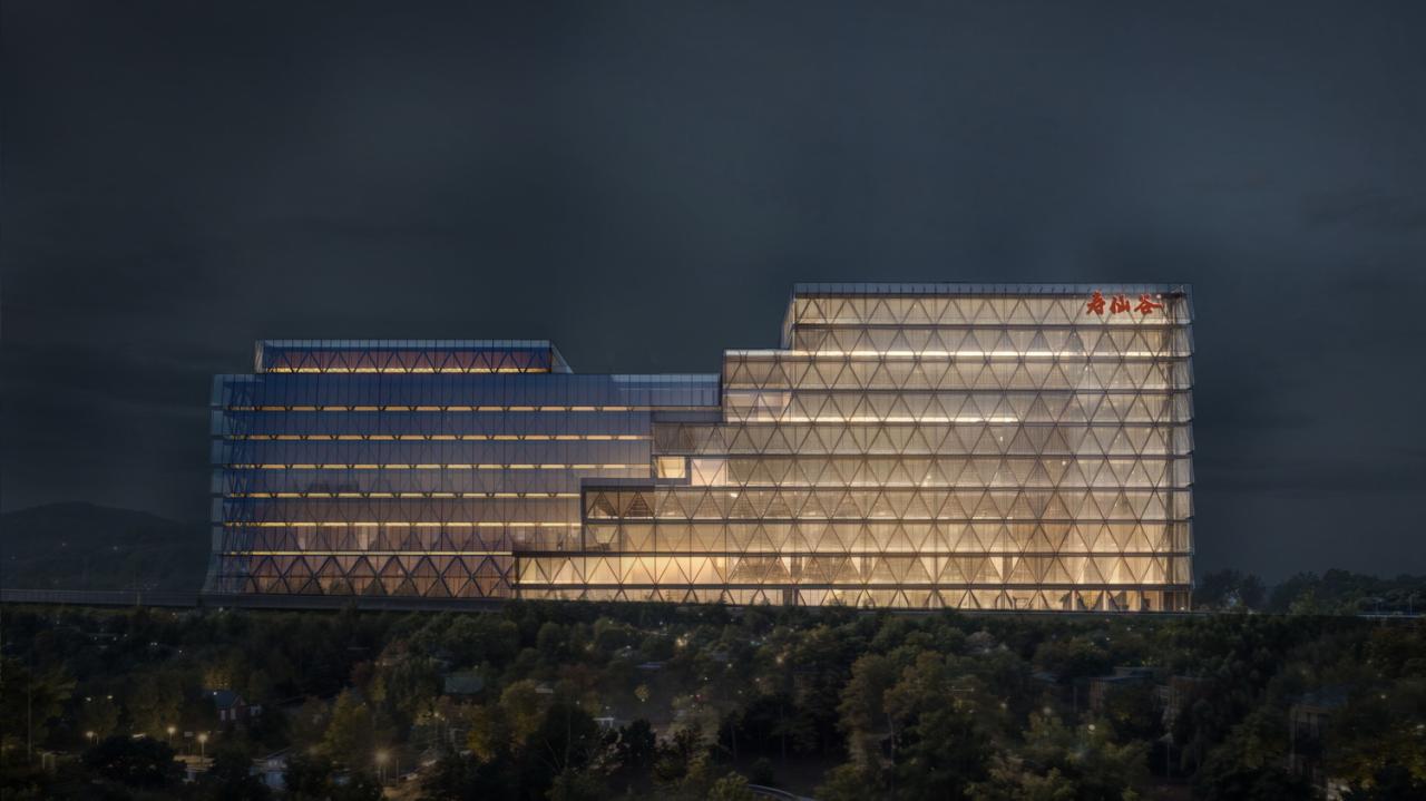 BIM建筑|城市绿谷:寿仙谷 • 数智健康综合体设计竞标方案 / LEAP BIM建筑|城市绿谷:寿仙谷 • 数智健康综合体设计竞标方案 / LEAP