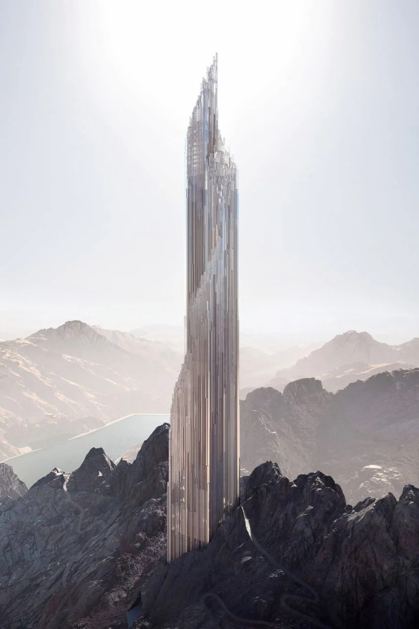 BIM建筑|沙特Neom滑雪胜地发布扎哈工作室的水晶超高层 BIM建筑|沙特Neom滑雪胜地发布扎哈工作室的水晶超高层