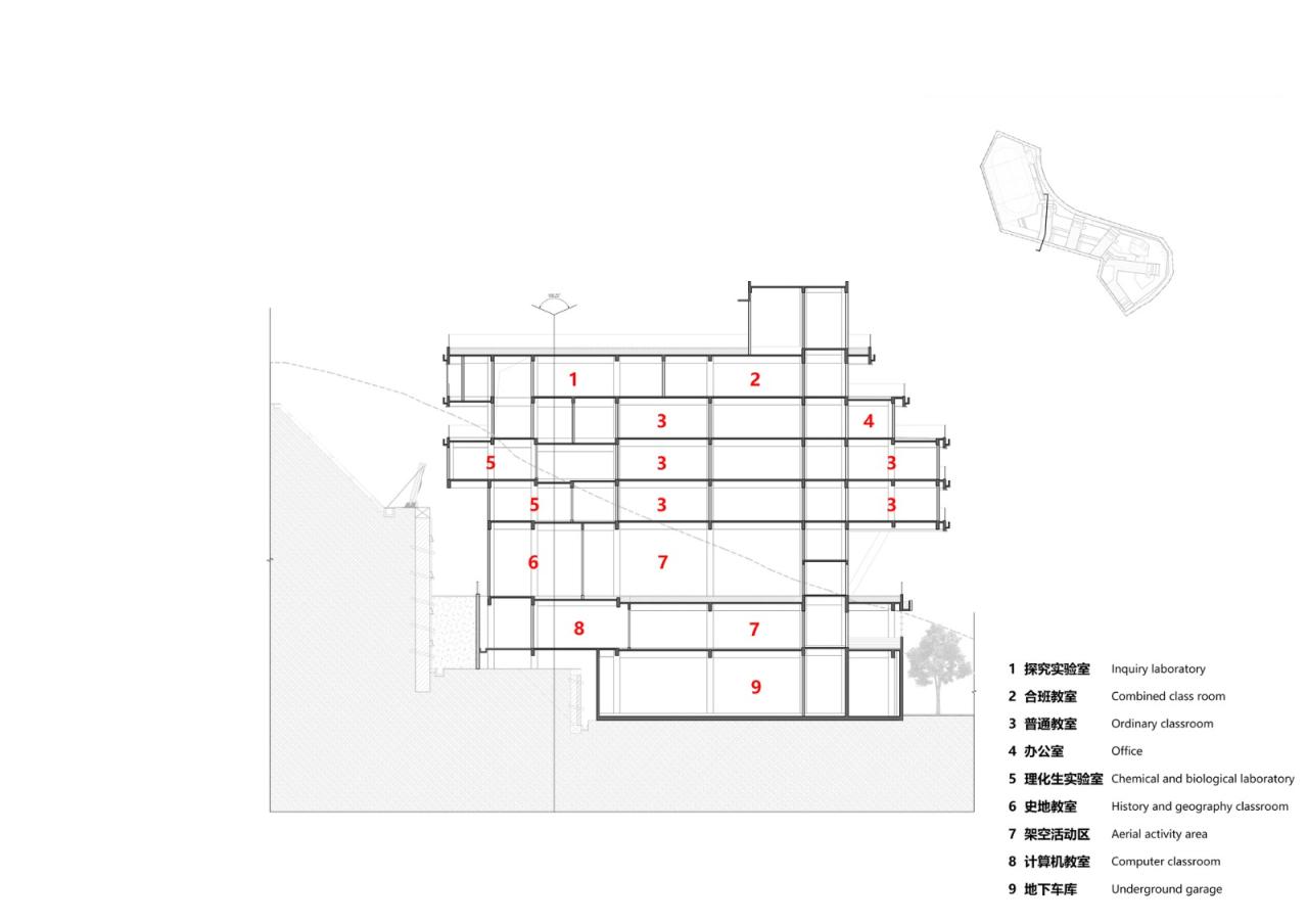 BIM建筑|“上山”校园:深圳福田实验教育集团侨香学校·北校区 / 申都设计 BIM建筑|“上山”校园:深圳福田实验教育集团侨香学校·北校区 / 申都设计