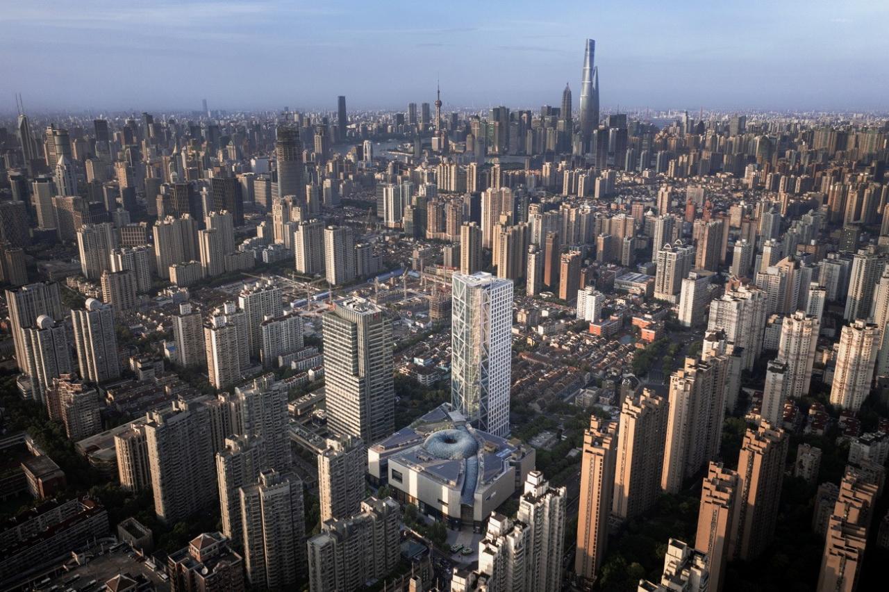 BIM建筑|在上海市中心营造“垂直城市绿洲”:LuOne凯德晶萃广场 / 萨夫迪建筑事务所 BIM建筑|在上海市中心营造“垂直城市绿洲”:LuOne凯德晶萃广场 / 萨夫迪建筑事务所