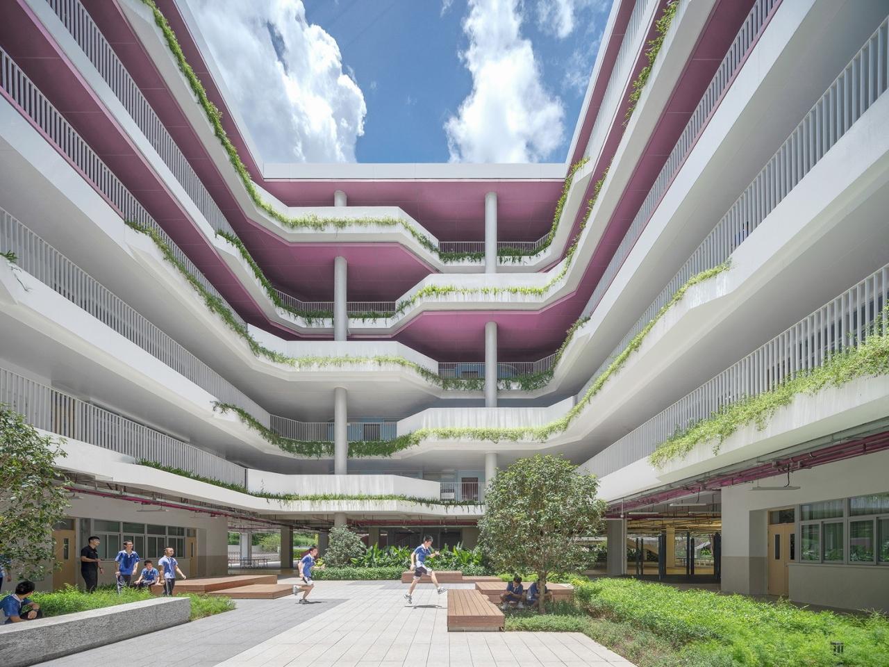BIM建筑|深圳高级中学(集团)北校区新园 / CAPOL BIM建筑|深圳高级中学(集团)北校区新园 / CAPOL