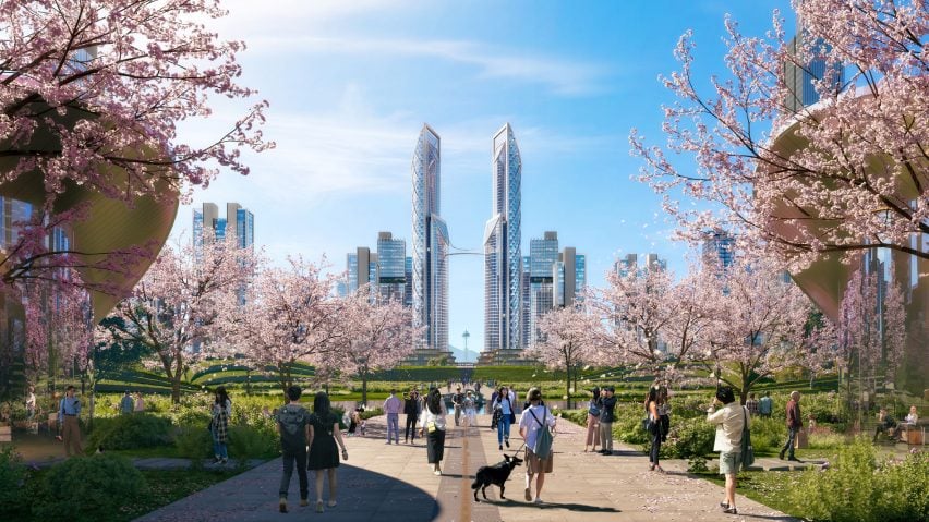 BIM建筑|福斯特推出杭州中心区“多叶脊柱”规划 BIM建筑|福斯特推出杭州中心区“多叶脊柱”规划