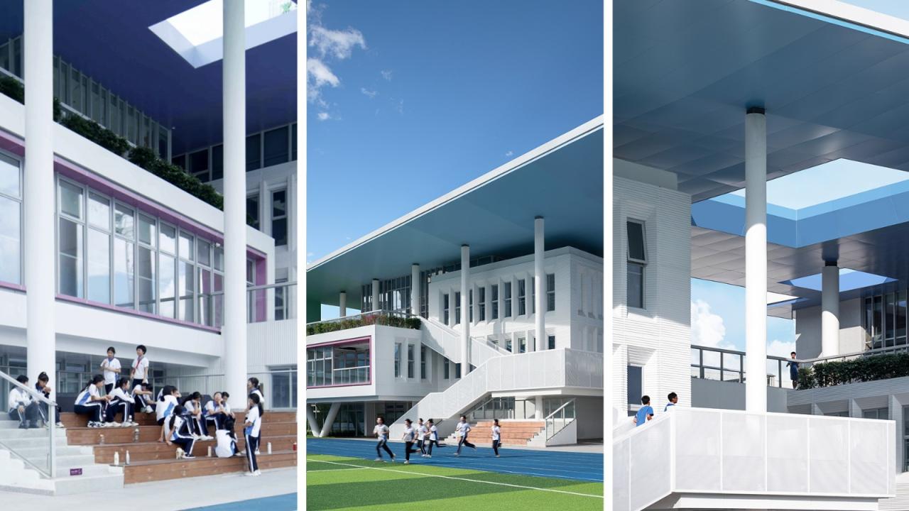 BIM建筑|深圳高级中学(集团)北校区新园 / CAPOL BIM建筑|深圳高级中学(集团)北校区新园 / CAPOL
