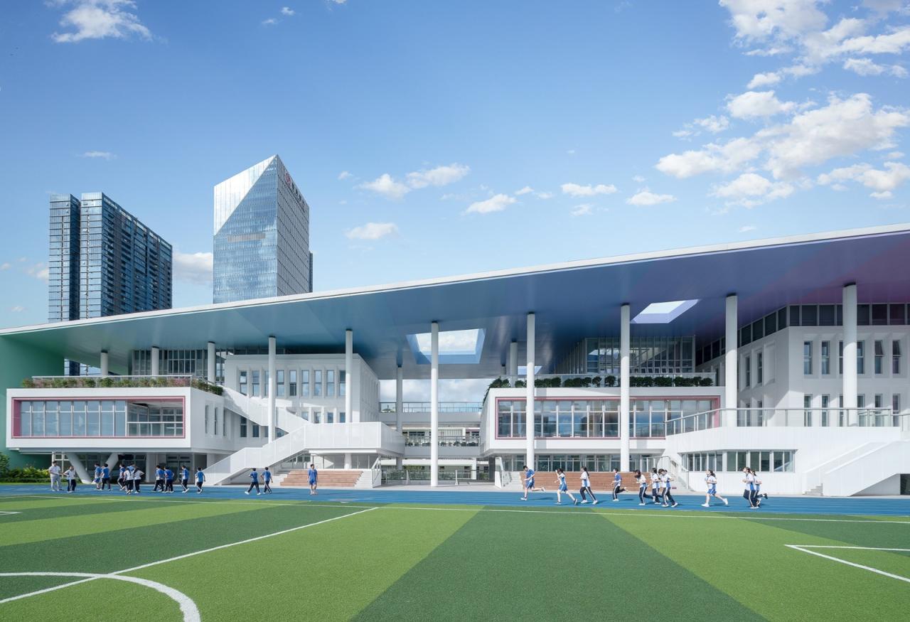 BIM建筑|深圳高级中学(集团)北校区新园 / CAPOL BIM建筑|深圳高级中学(集团)北校区新园 / CAPOL