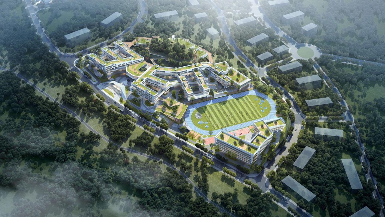 BIM建筑|三峡巴蜀中学:建筑与大地的和谐协奏 / 西筑设计作品 BIM建筑|三峡巴蜀中学:建筑与大地的和谐协奏 / 西筑设计作品