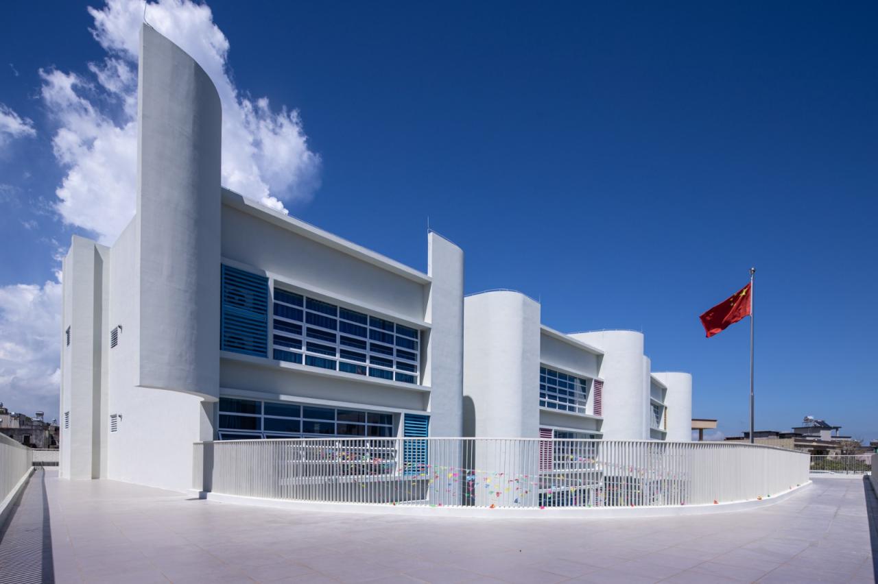 BIM建筑|阳西县沙扒镇书村幼儿园 / 华南理工大学建筑设计研究院 BIM建筑|阳西县沙扒镇书村幼儿园 / 华南理工大学建筑设计研究院