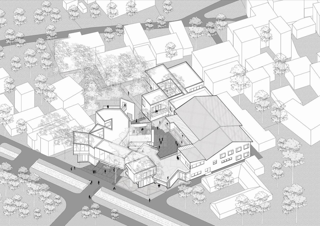 BIM建筑|成都温江榜样青年社区 / MAT 超级建筑事务所 BIM建筑|成都温江榜样青年社区 / MAT 超级建筑事务所