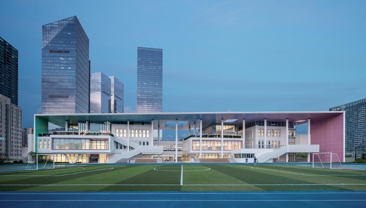BIM建筑|深圳高级中学(集团)北校区新园 / CAPOL BIM建筑|深圳高级中学(集团)北校区新园 / CAPOL